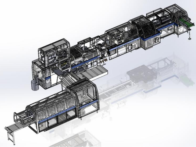 YASI JZX50 Hardcover Book Finishing Production Line